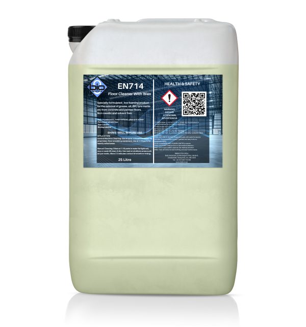 EN714 Industrial Floor Cleaner with Wax for a Semi-Gloss Finish